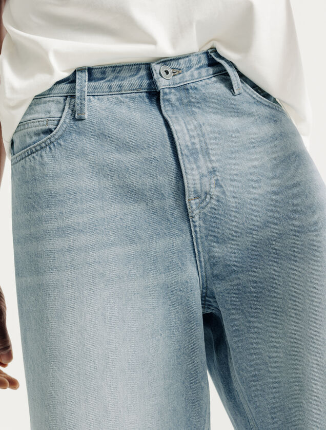 Lange denim bermuda