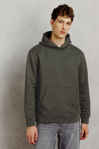Sweat &agrave; capuche uni "le parfait by JULES"