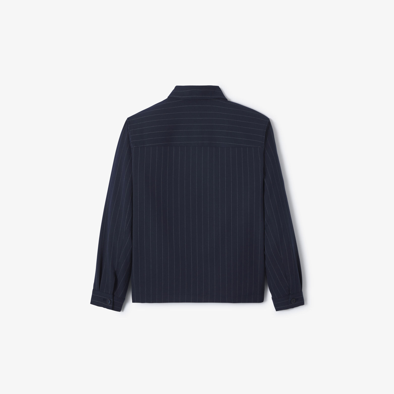 Veste col chemise zipp&eacute;e ray&eacute;e