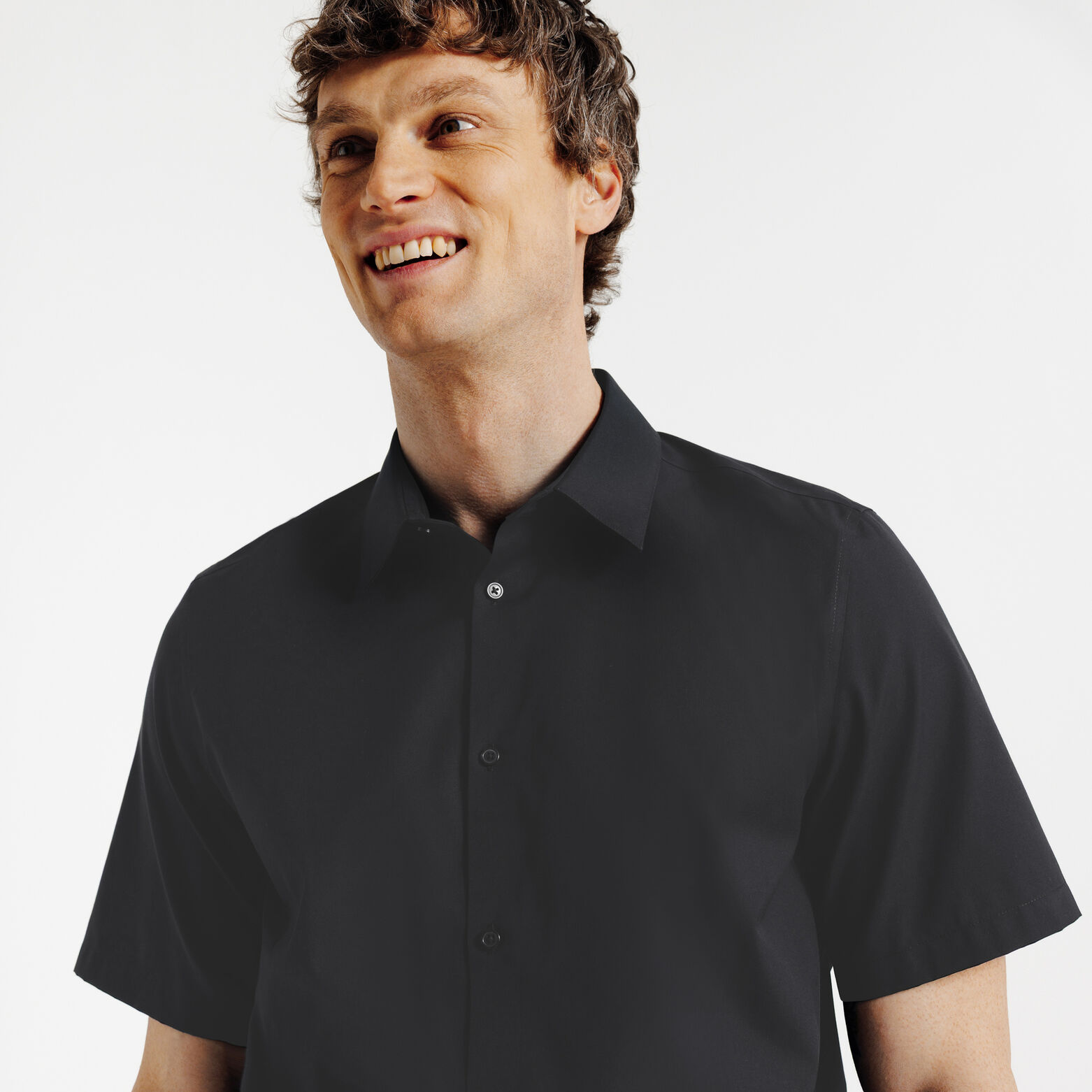 Chemisette en coton sans repassage