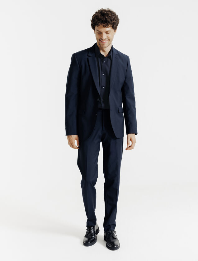 Chemise sans repassage en coton regular