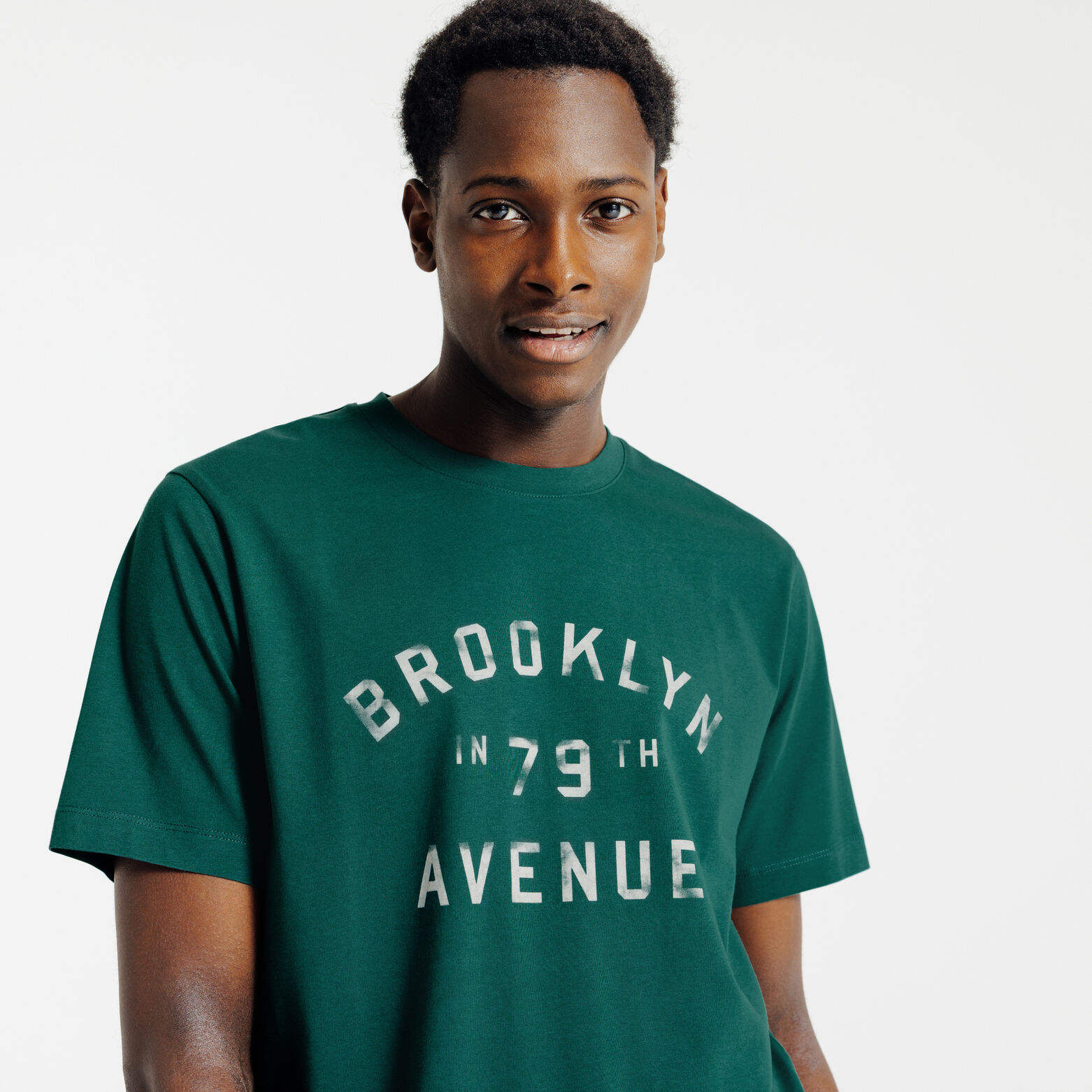 Tee shirt imprim&eacute; devant en coton