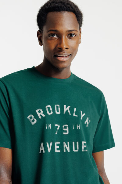 Tee shirt imprim&eacute; devant en coton