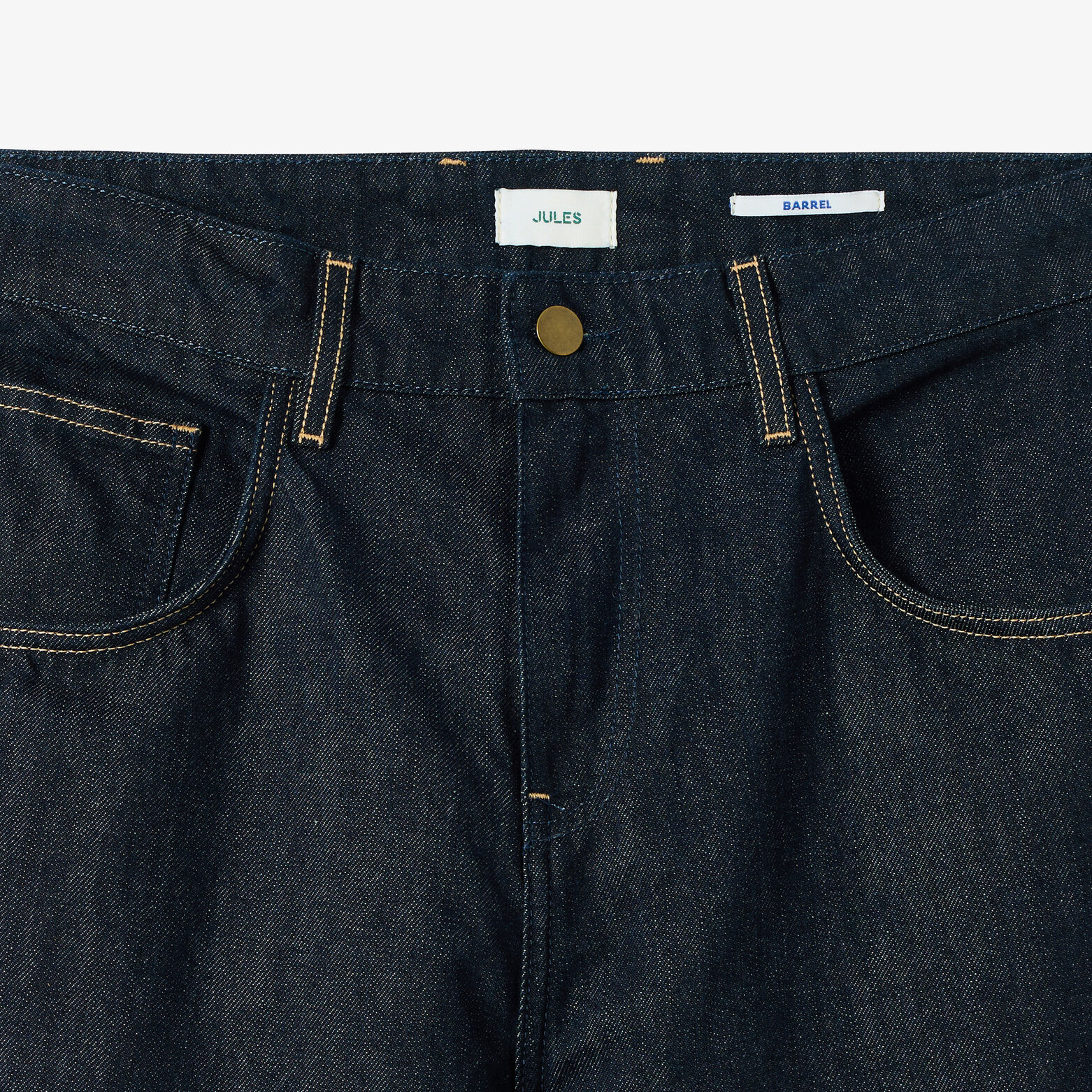 Jean barrel brut 100% coton