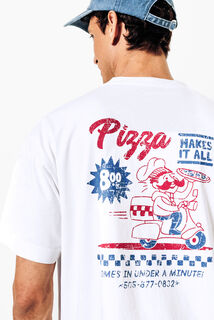 Tee shirt imprim&eacute; col rond