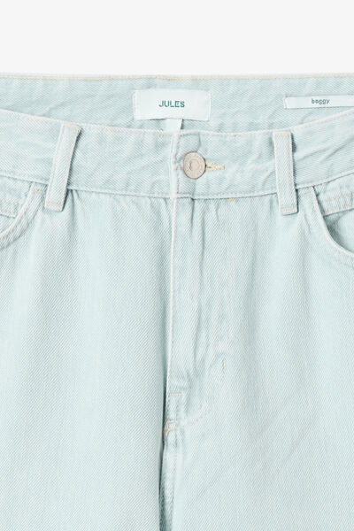 Jean baggy d&eacute;lav&eacute; 100% coton