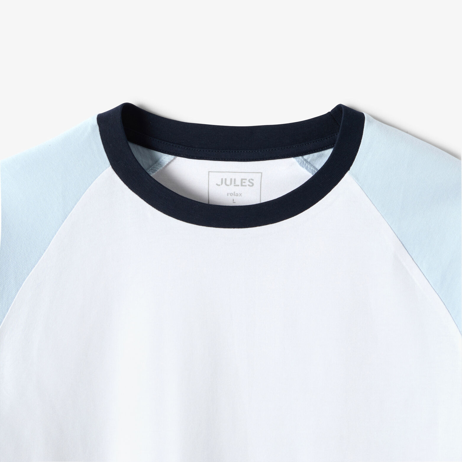 Tee shirt raglan contrast&eacute;
