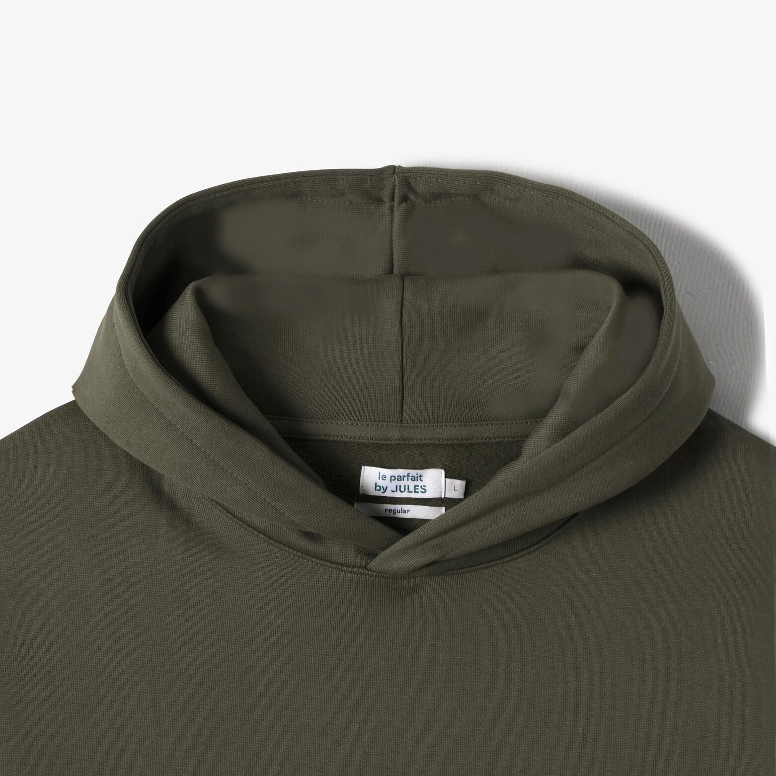 Sweat &agrave; capuche uni "le parfait by JULES"
