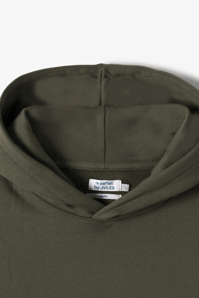 Sweat &agrave; capuche uni "le parfait by JULES"
