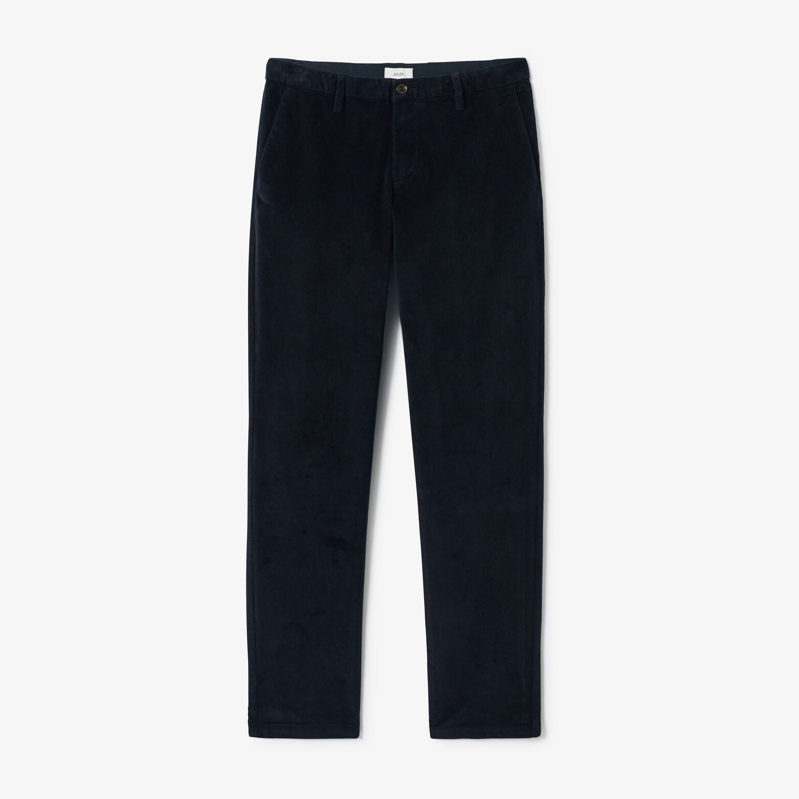 Fluwelen straight chinobroek