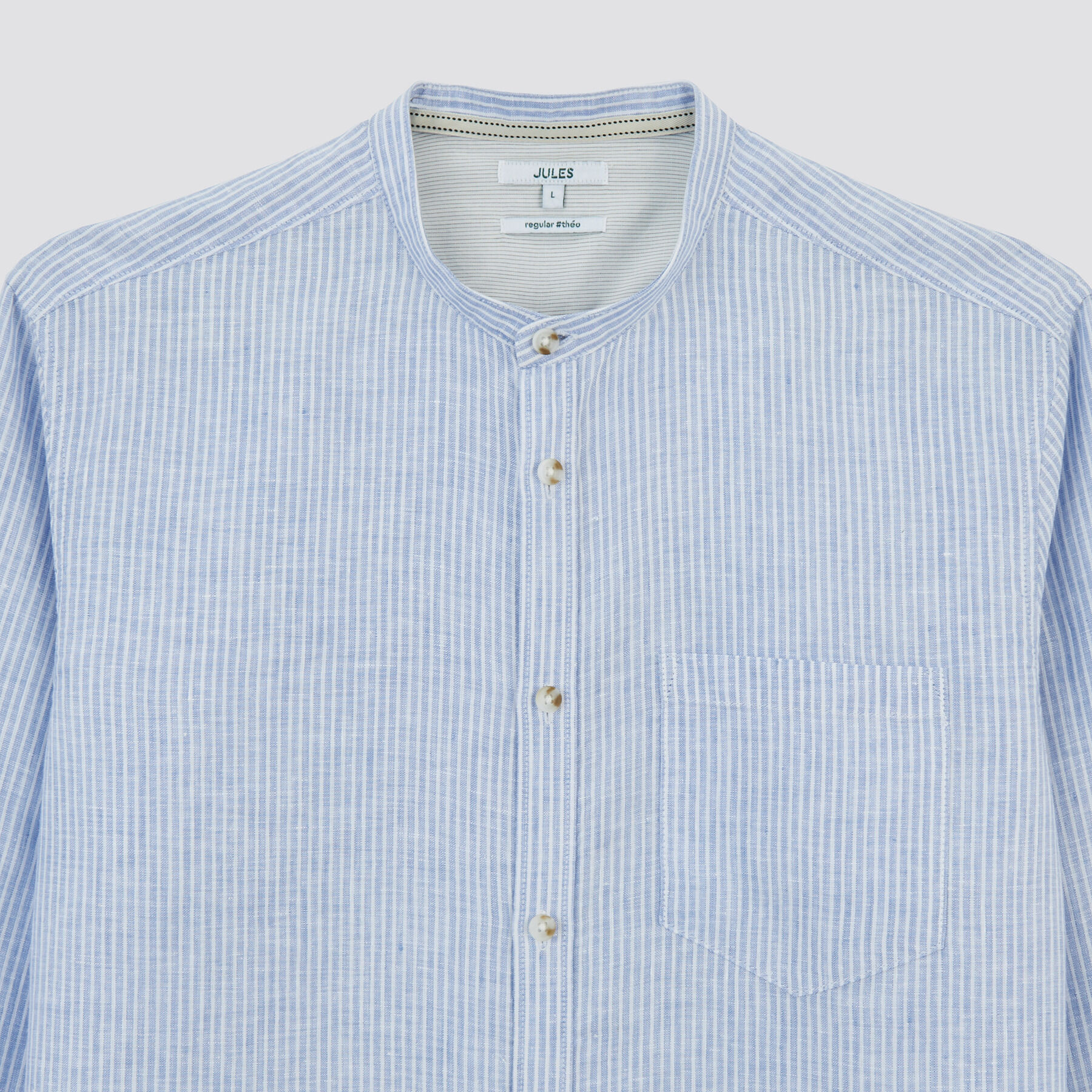 Chemise col mao jules shop
