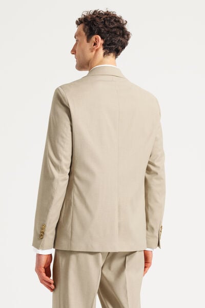 Comfort fit kostuumvest in twill