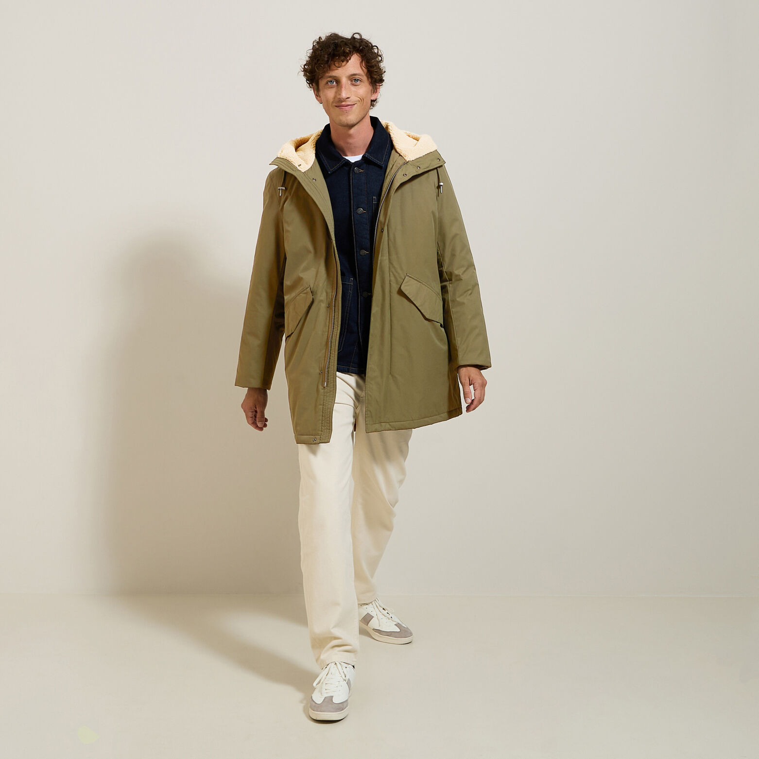 Parka déperlante longue