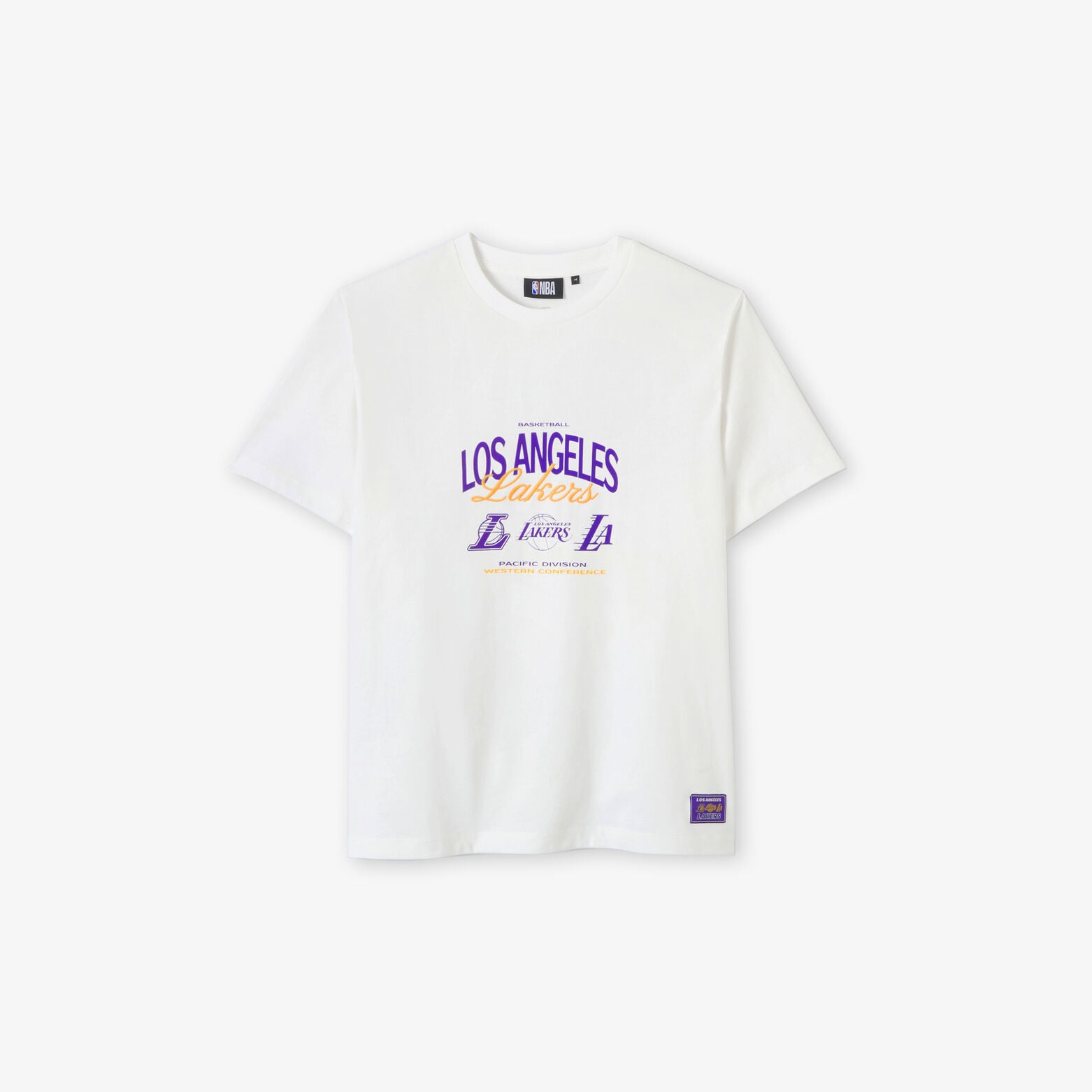 T-shirt met print Los Angeles Lakers NBA-licentie