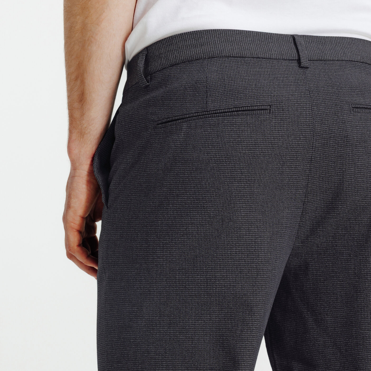 Pantalon chino tapered fantaisie