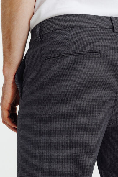 Tapered fit fantasie chinobroek