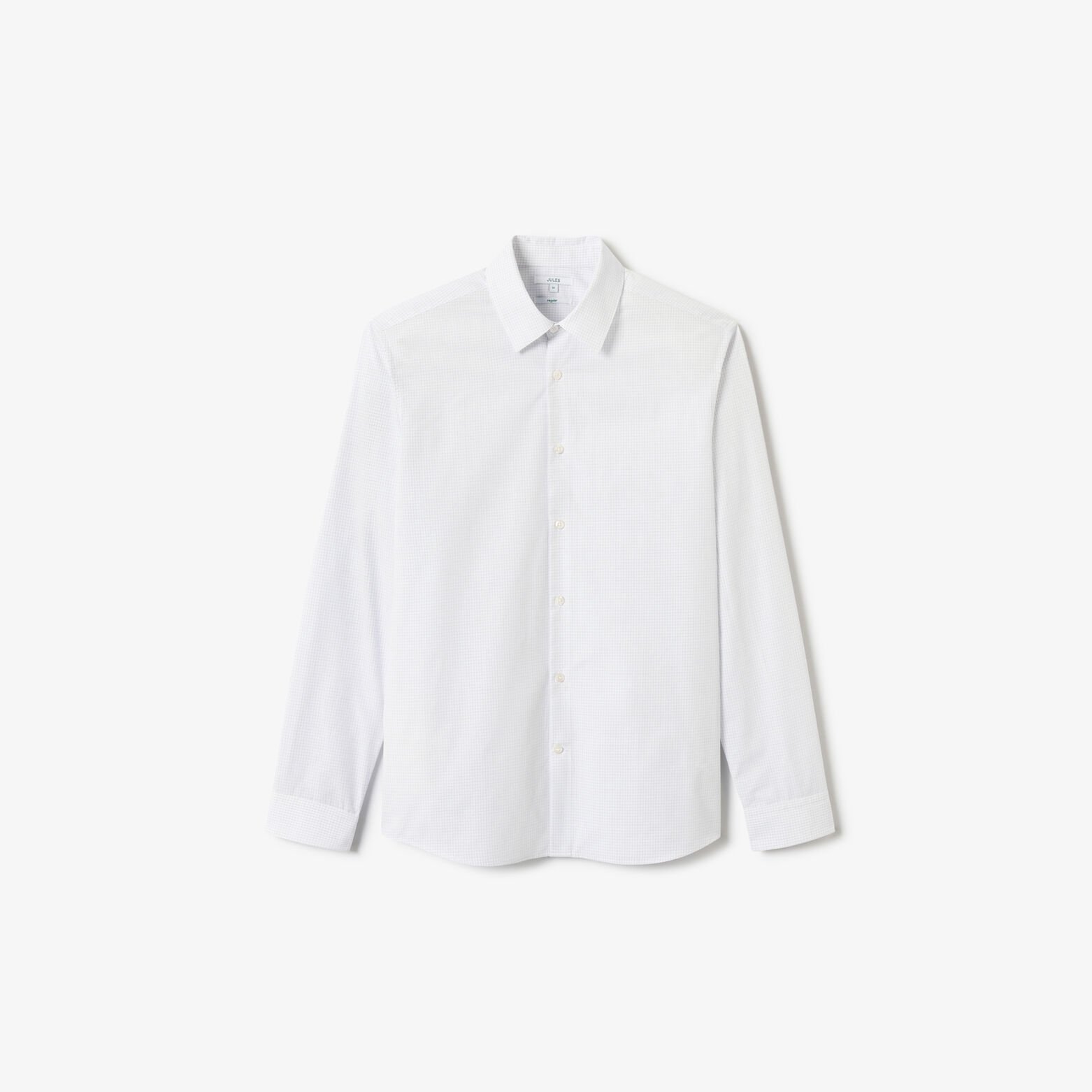 Chemise regular carreaux en coton