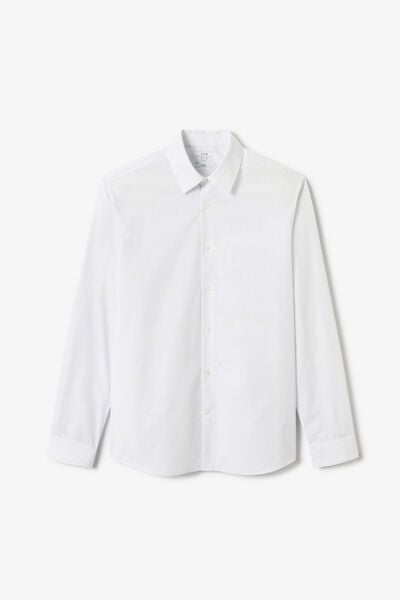 Chemise regular carreaux en coton