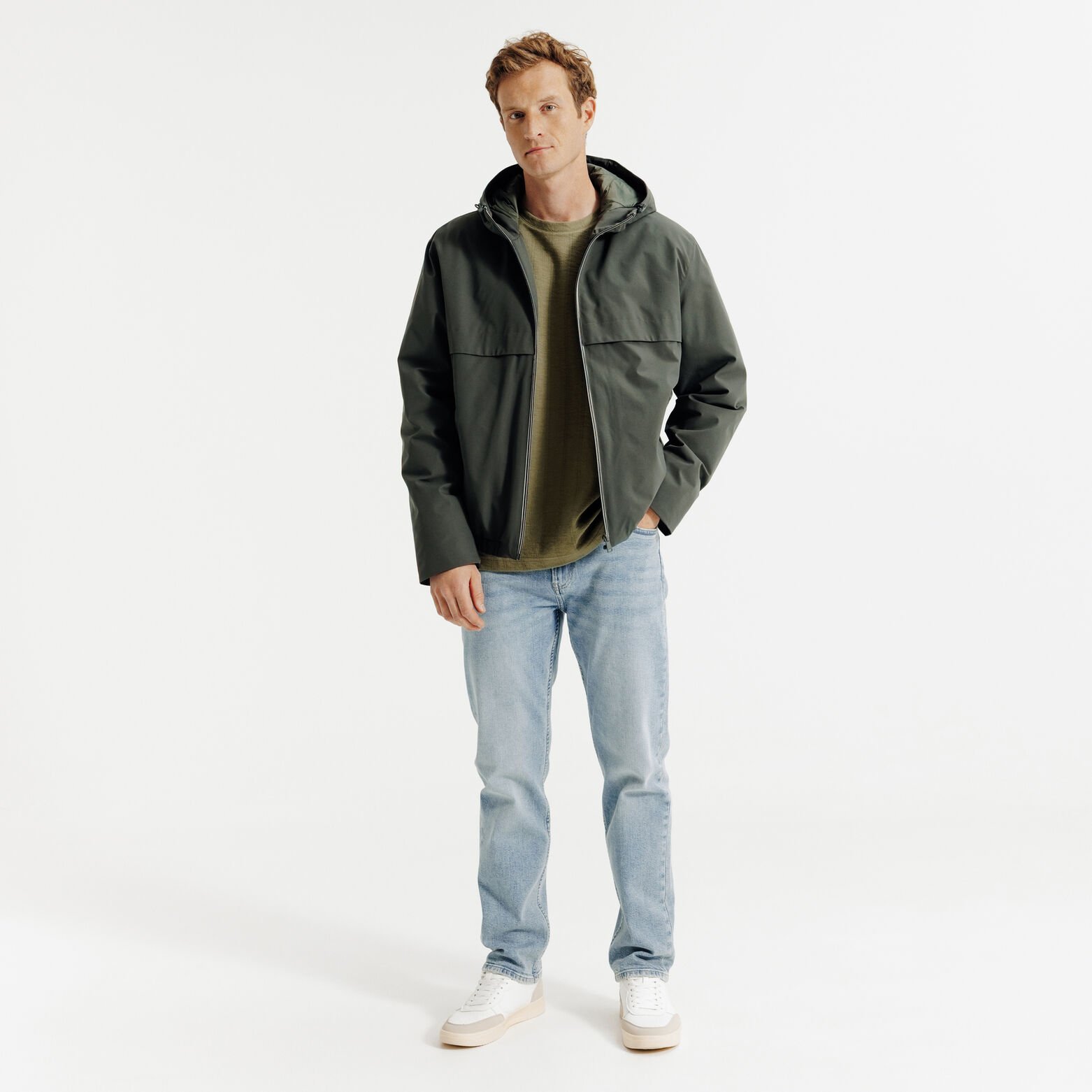 T-shirt in fantasiestof