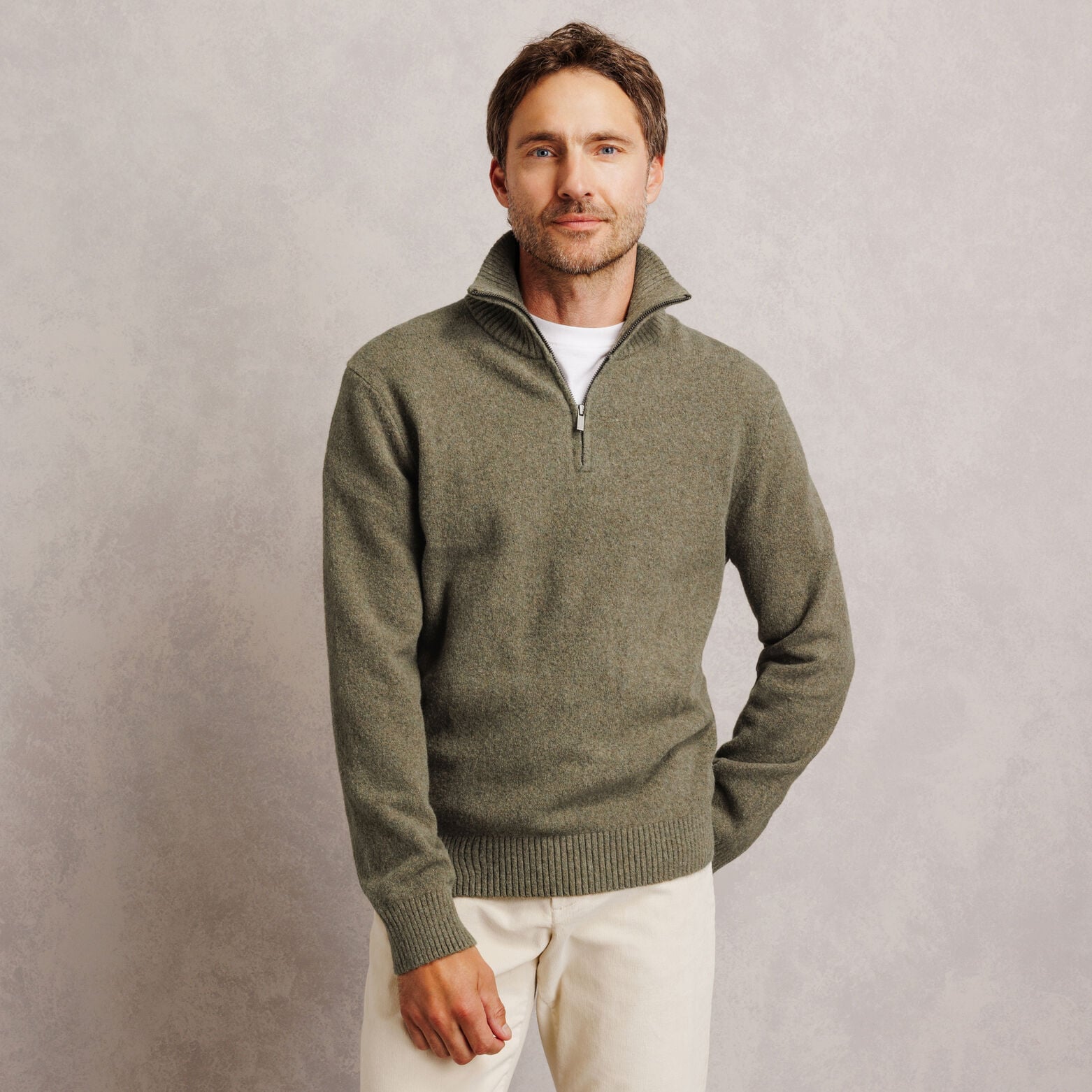 Pull col camionneur mousseux