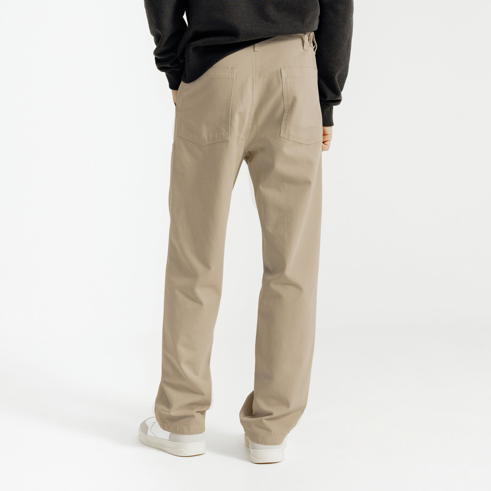 Baggy broek met timmermansdetail