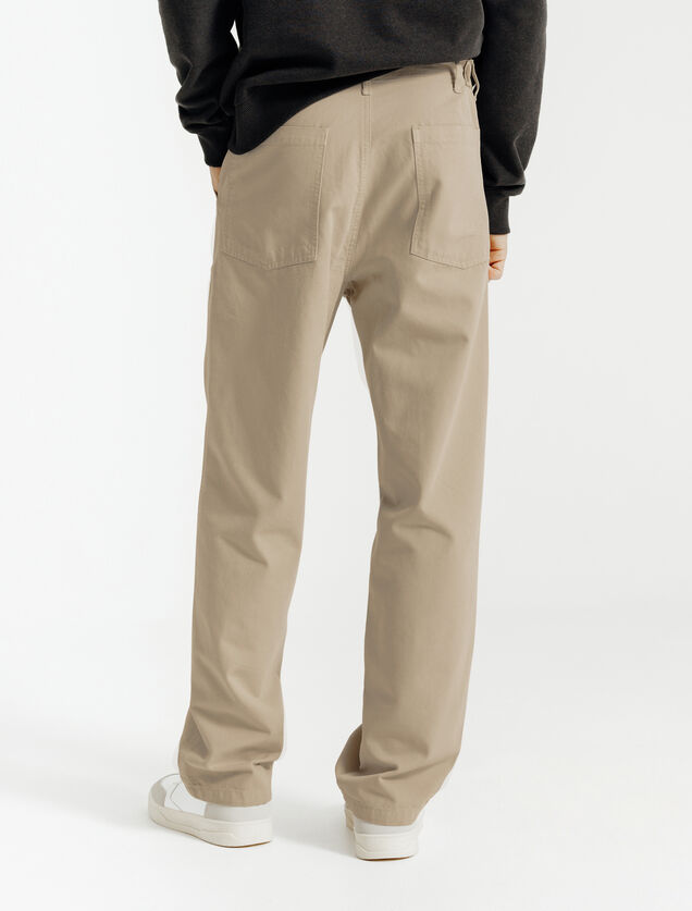 Baggy broek met timmermansdetail