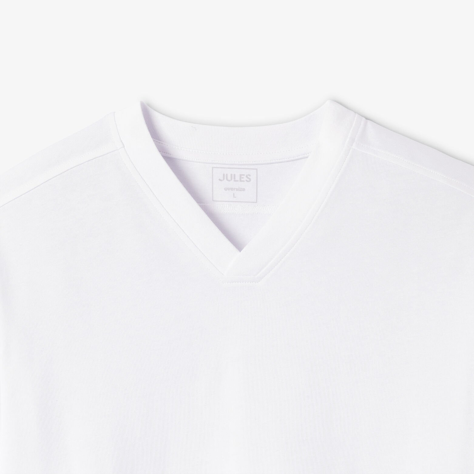 Tee shirt col V oversize