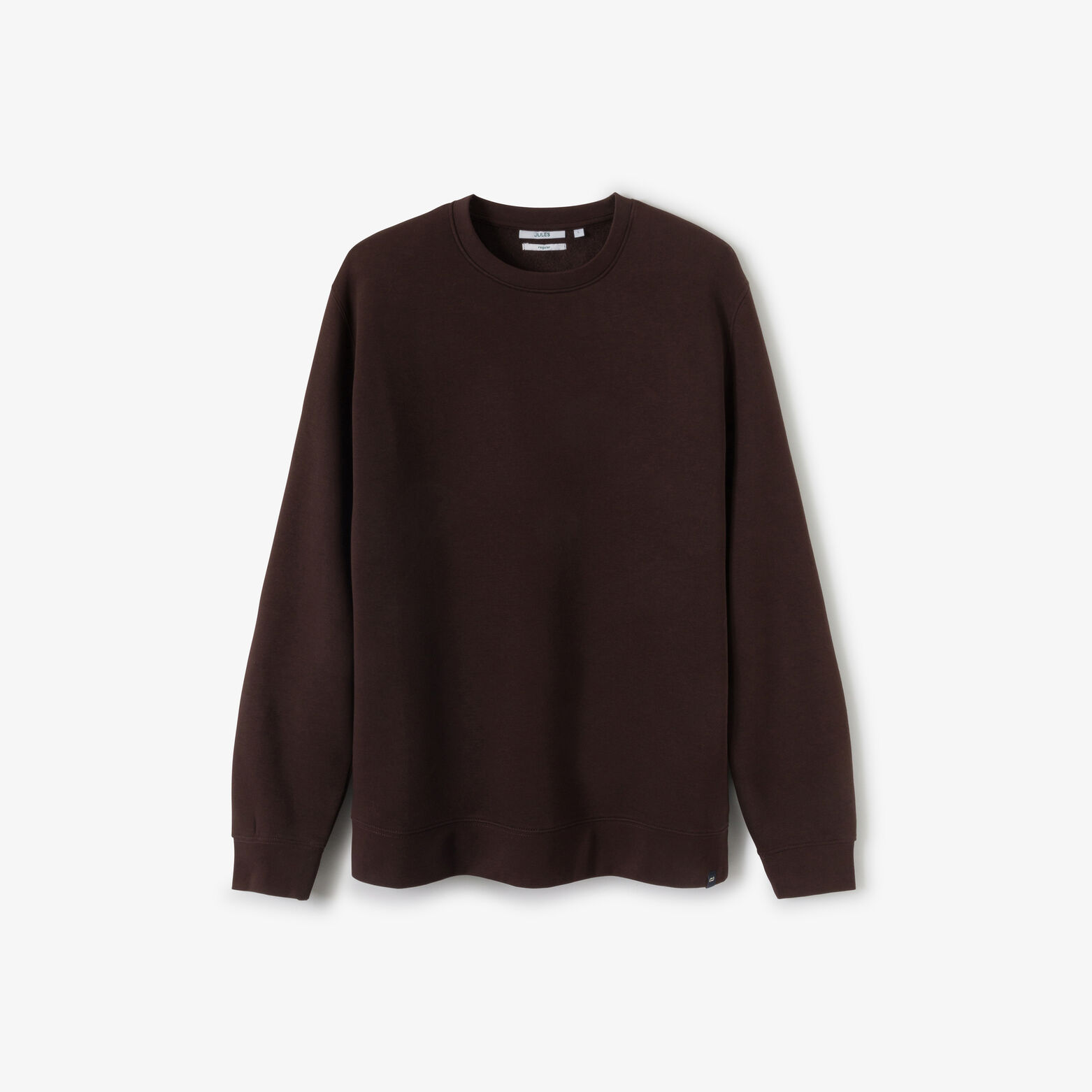 Effen sweater met ronde hals