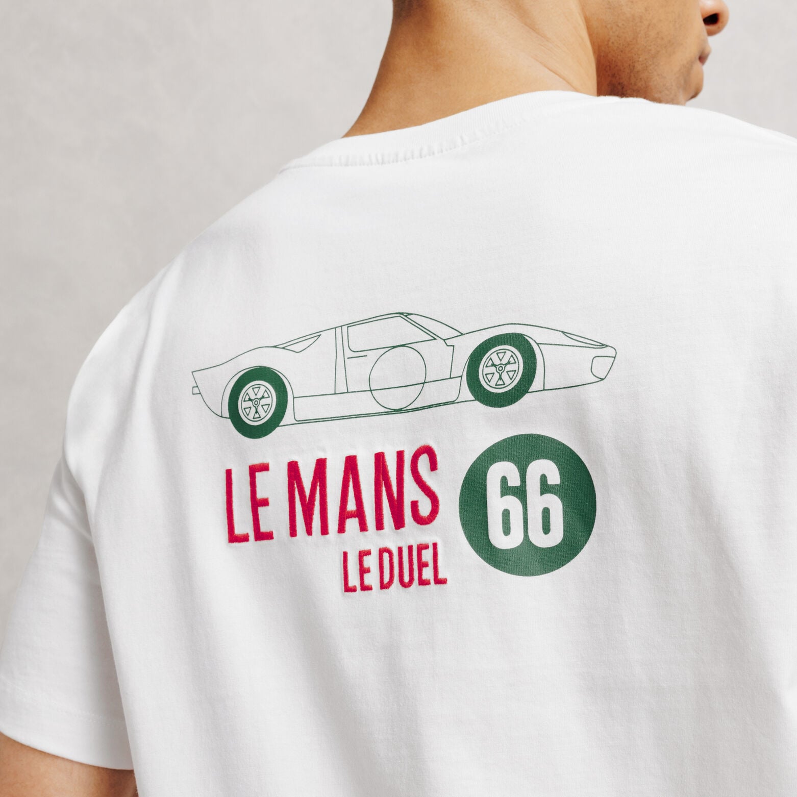Tee shirt imprim&eacute; et brod&eacute; licence 24H le Mans