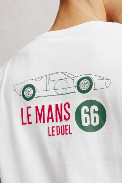 Tee shirt imprim&eacute; et brod&eacute; licence 24H le Mans
