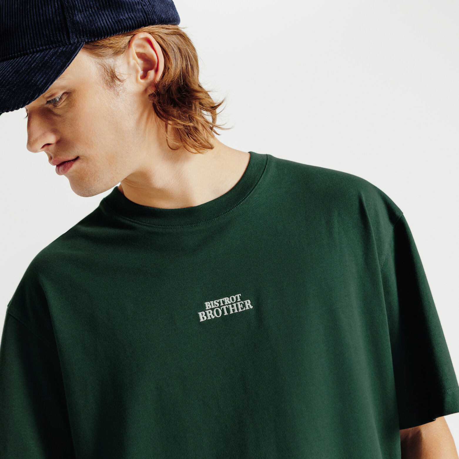 Tee shirt imprim&eacute; "Bistrot Brother" devant et dos