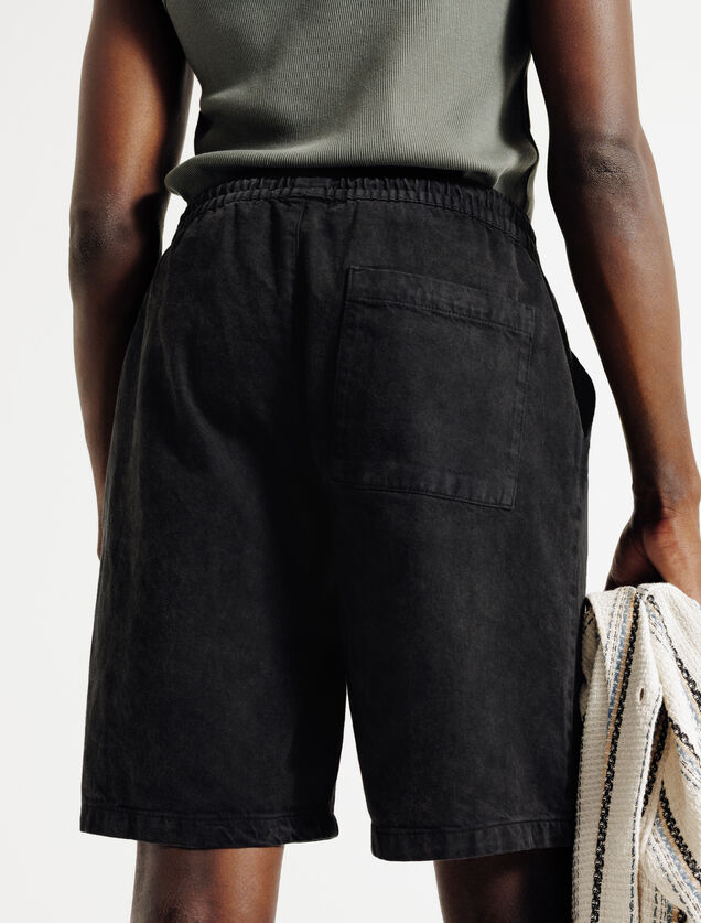 Bermuda taille élastiquée