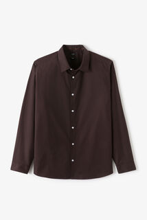 Chemise sans repassage en coton regular