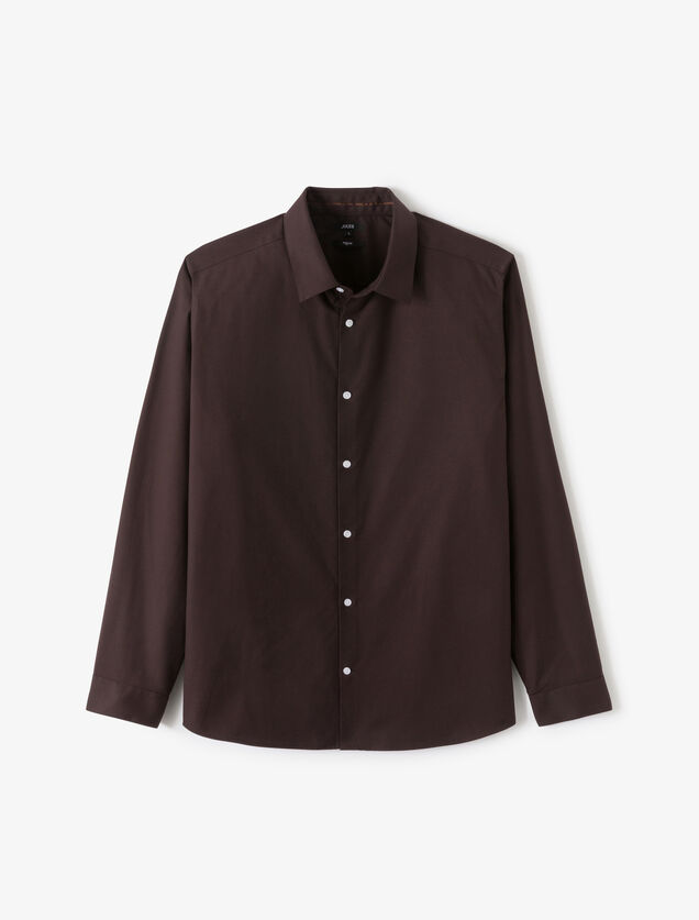 Chemise sans repassage en coton regular