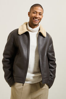 Blouson bombardier en sherpa