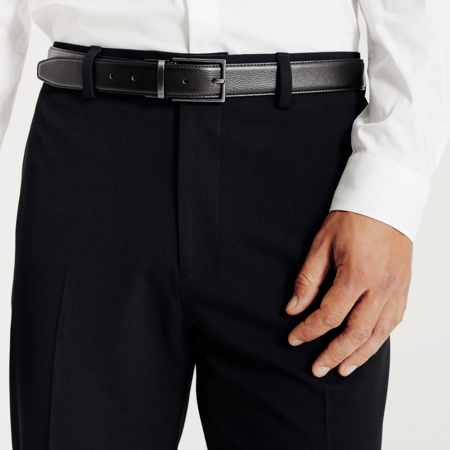 Ceinture réversible à boucle