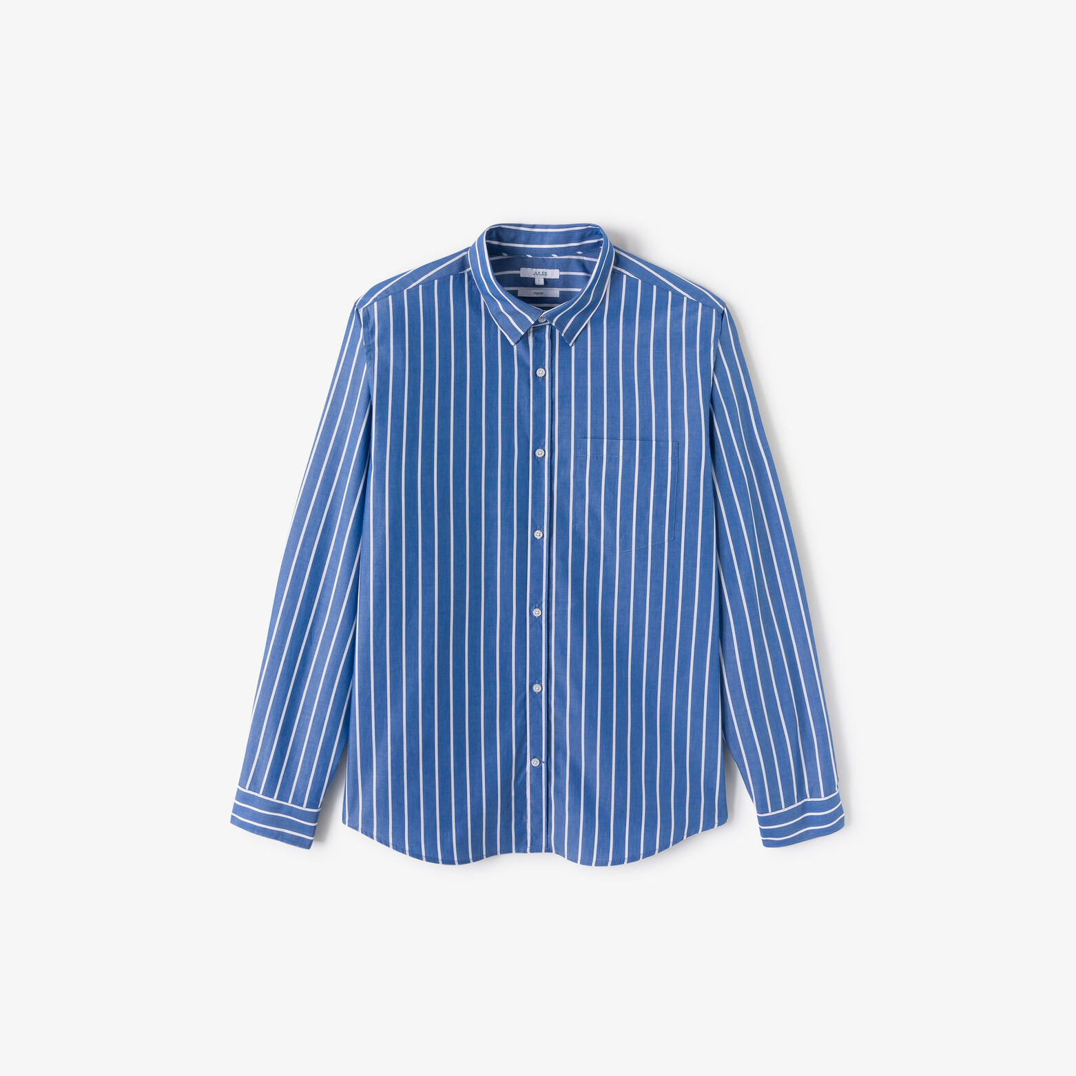 Chemise en coton rayée