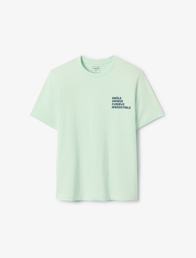 T-shirt voor Vaderdag, print op de borst