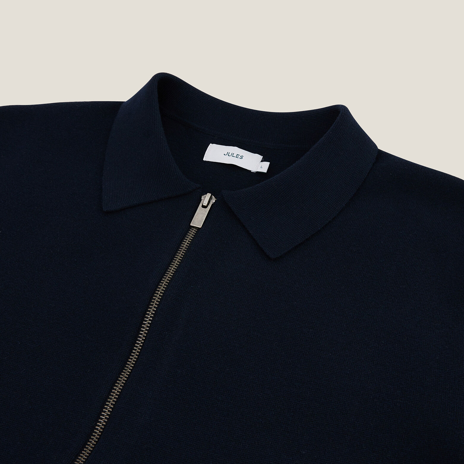 Gilet zippé col chemise