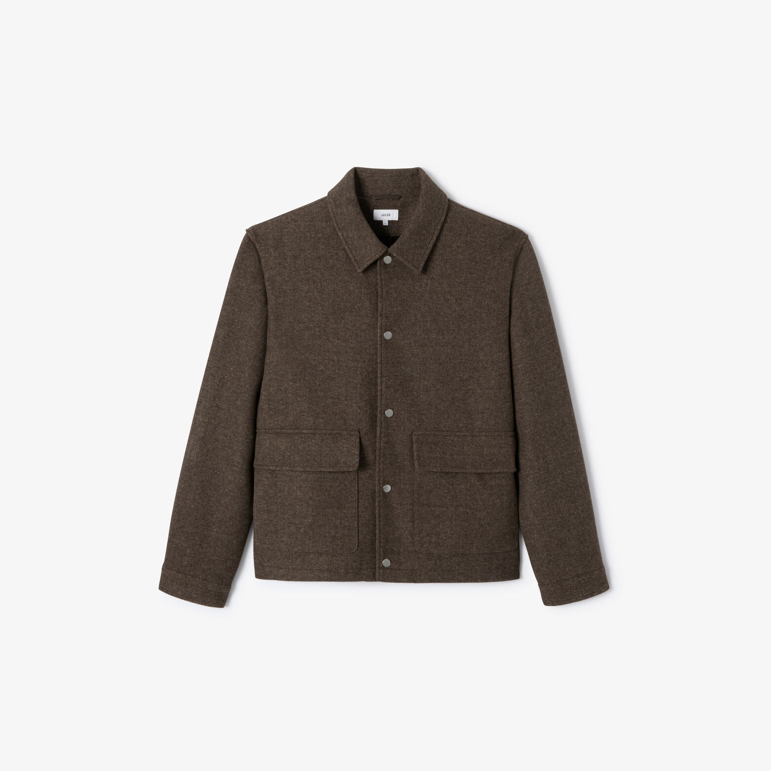 Blouson col chemise pressionn&eacute;