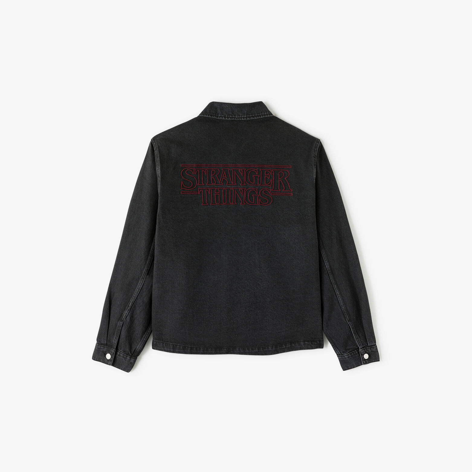 Veste en jean zippée licence Stranger Things