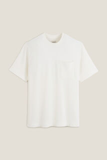 Tee shirt matière texturée col rond