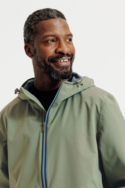 Blouson coupe-vent &agrave; capuche