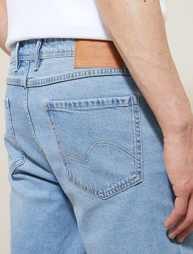 Bermuda en jean avec du coton recyclé