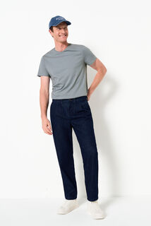 Tee shirt col V en coton