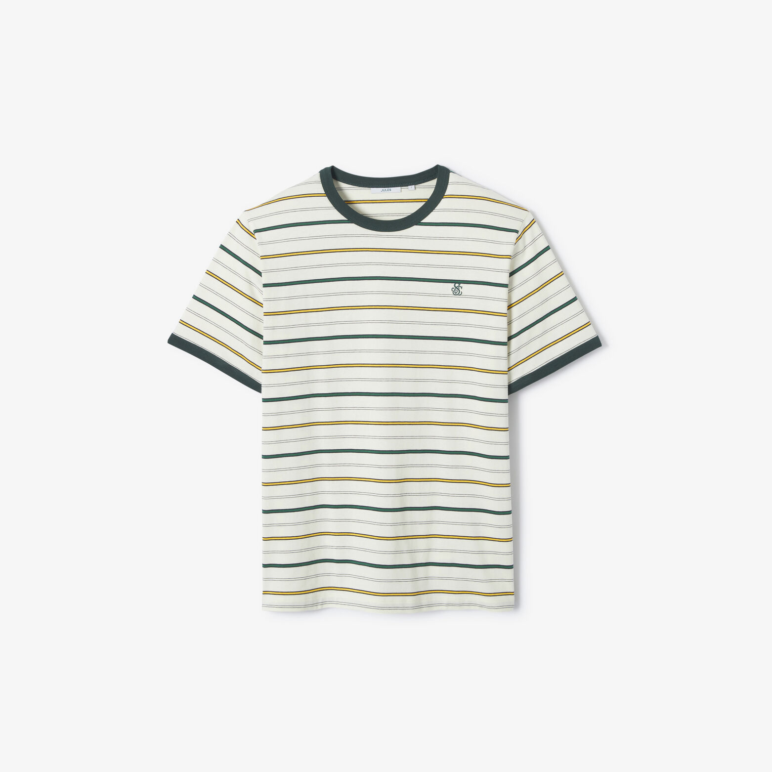 Tee shirt ray&eacute; contrast&eacute;