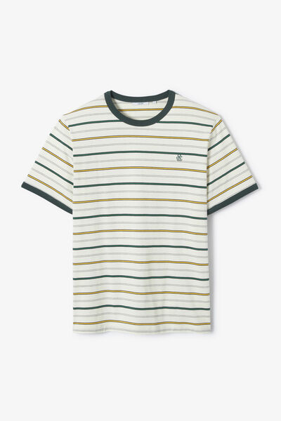 Tee shirt ray&eacute; contrast&eacute;