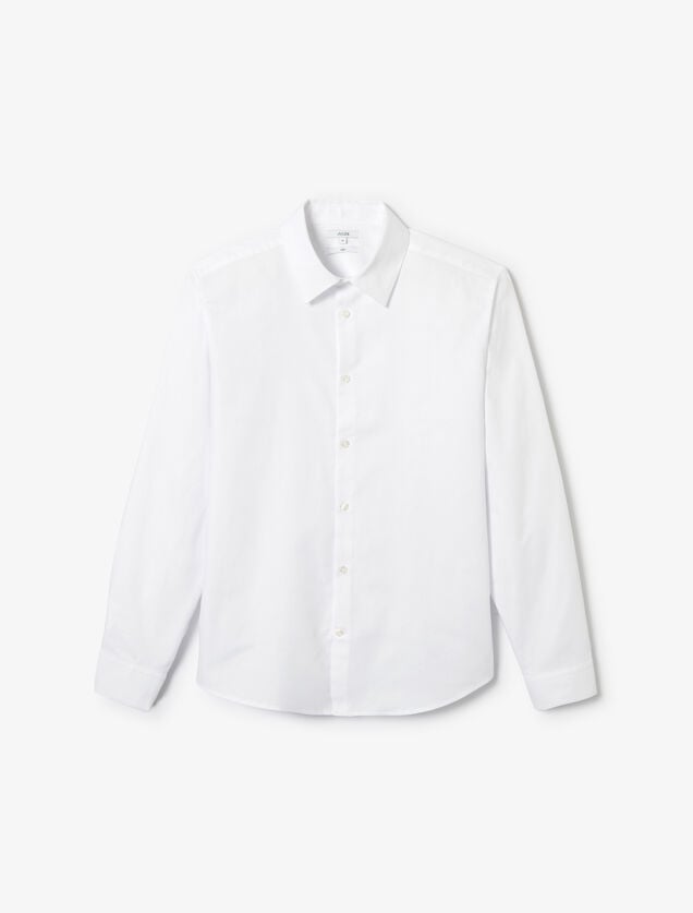 Chemise slim coton
