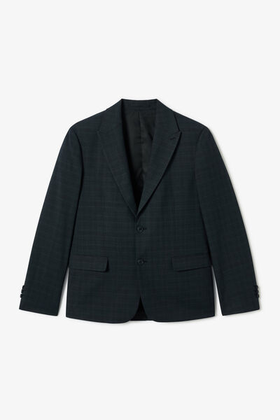 Geruit comfort kostuumvest