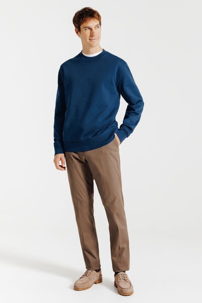 "le parfait by JULES" effen sweater ronde hals